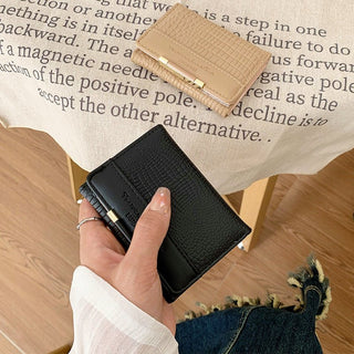 Korean Version PU Leather Women's Coin Purse Wallet
