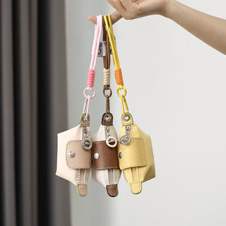 Genuine Leather Top Fashionable Mini Dumpling Pouch Bag