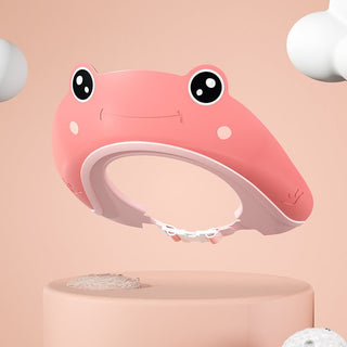 Cute Frog Adjustable Silicone Shower Cap for kids