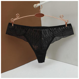 European Style Mesh Seamless Thong Panties for ladies
