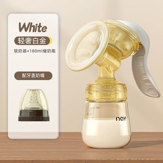 Noain Brand Premium 2 in 1 Manual Breast Pump with Fedding Bottle