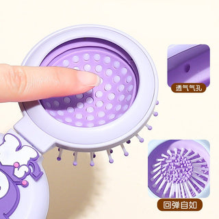 Cinnamoroll & Kuromi Cute Folding Pocket Travel Hair Comb