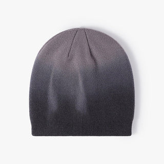 Knitted Gradient Dyeing Outdoor Woolen Beanie