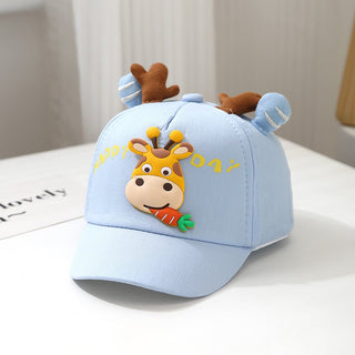 Radish Giraffe Flagged Comfortable Kids baseball Cap