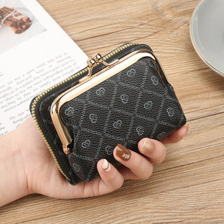 Women's Large Capacity Short Coin Purse Card Holder Wallet