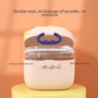 High Quality Air Tide Baby Milk Powder and Baby Food Carrying Box with Spoon