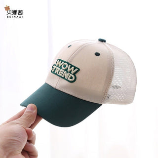 Lightweight & Breathable Meshed Back Baseball Cap for Kids