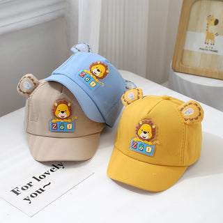 Little Lion Flagged  Comfortable Baseball Cap for Children