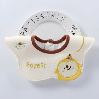 Antibacterial Saliva Towel 360 Degree Premium Embroidered Baby Cotton Bib