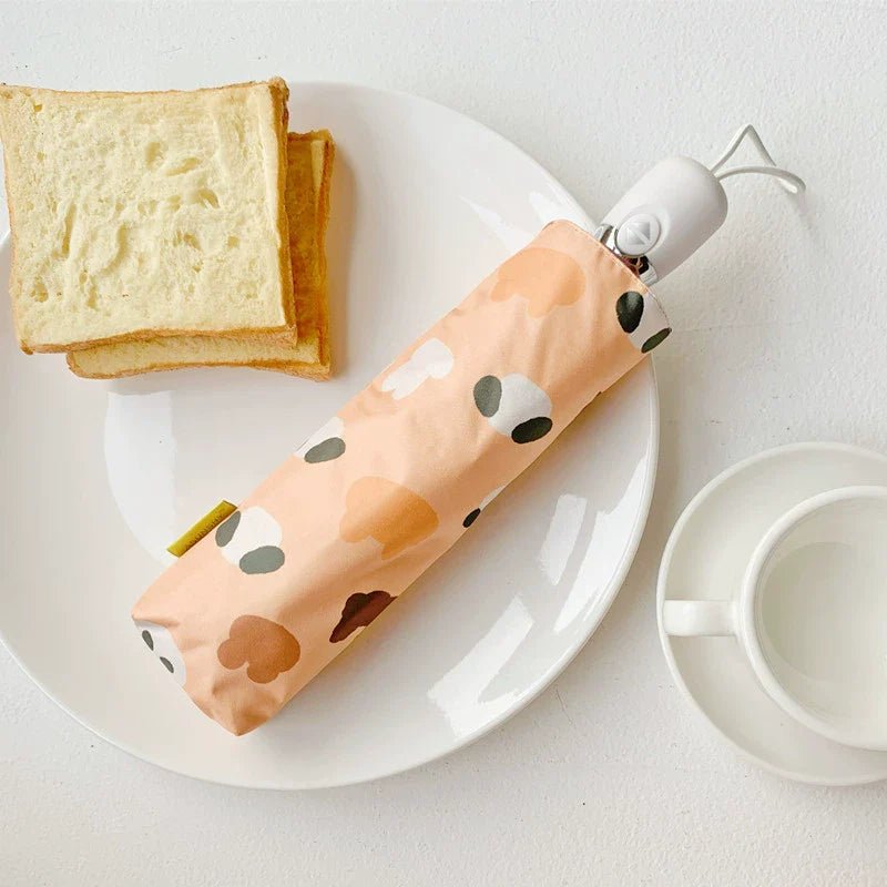 Illustrator hand-made automatic folding mini umbrella