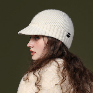 Winter Knitted Outdoor Cotton Thickened Warm Woolen Cap