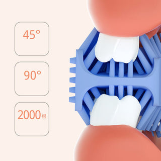 Children's U-Shaped Food Grade Soft Bristle Silicone Toothbrush