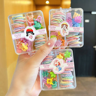 4 Types Attractive Hair Accessories Combo Set for Children
