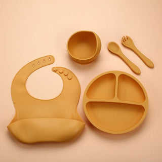 Food Grade 5-piece set Silicone Dine Set For Children
