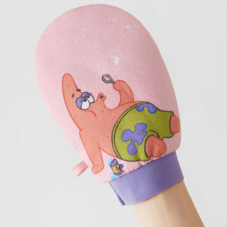 Cute Cartoon Gloves Style Rubbing Bath Towel for Children