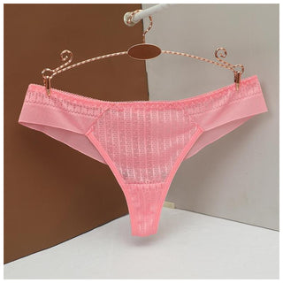European Style Mesh Seamless Thong Panties for ladies