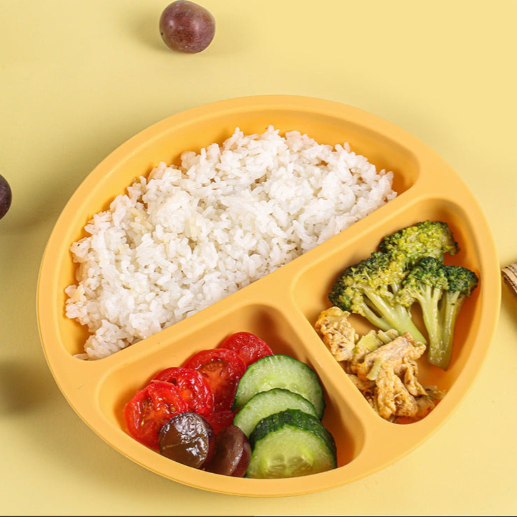 Silicone Food Grad Integrated Meal Plate for Kids