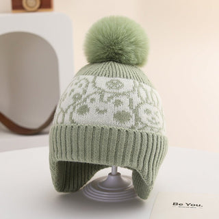 Toddler's Ear Protecting Thick Velvet Cap For Winter