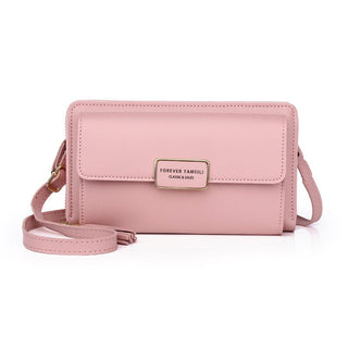 Compact Style PU Shoulder Messenger Bag for Female