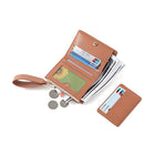Women's High Quality Solid Color Zipper Coin Purse Card Holder Wallet