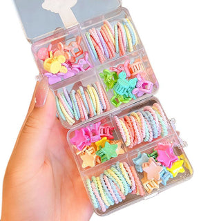 4 Types Attractive Hair Accessories Combo Set for Children