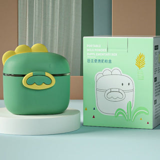 High Quality Air Tide Baby Milk Powder and Baby Food Carrying Box with Spoon
