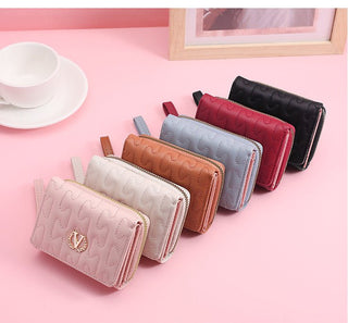 Women's Versatile Embroidery Premium Coin Purse Wallet