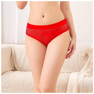 Mesh Seamless Transparent Ultra thin women's thong  Panties