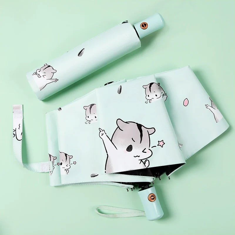 Fully automatic, functional, cute cartoon print umbrella