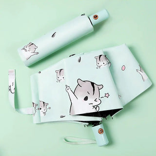 Fully automatic, functional, cute cartoon print umbrella