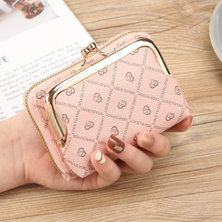 Women's Large Capacity Short Coin Purse Card Holder Wallet