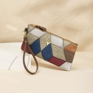 Retro Style Women's Luxury Versatile Zipper Purse
