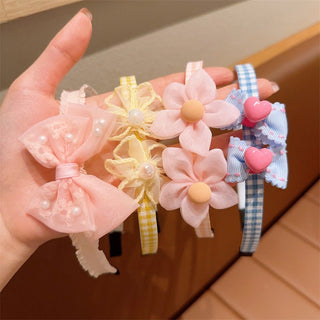 Bowknot Children's Cute cartoon hair Pressing Headband