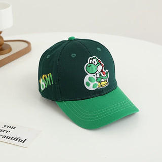 Children's baseball caps with embroidered cartoon characters