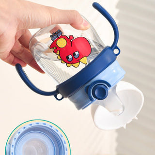 Infant Duckbill Style Straw with Anti-Choking, Anti-Leakage, Gravity Ball Drinking Cup for Children