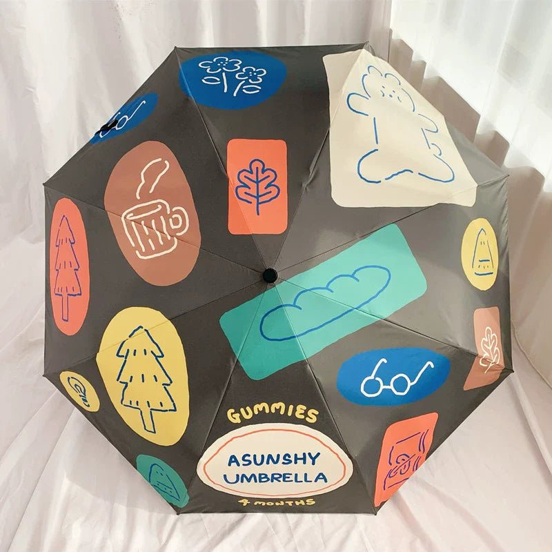 Cute automatic foldable umbrella for all season