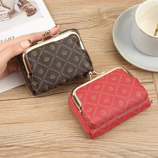 Women's Large Capacity Short Coin Purse Card Holder Wallet