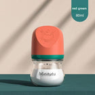 Minitutu Brand Wide Diameter Glass Feeding Bottle For Baby