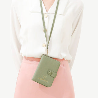 PU Lather RFID Anti-Theft Travel Passport & Card Holder For women