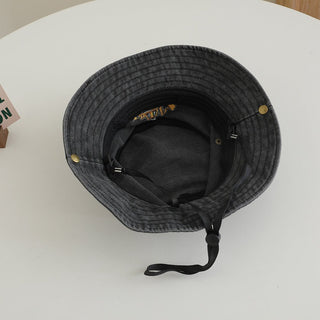 Washed Denim Comfortable Bucket Hat for Kids