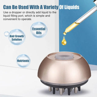Liquids Oil Dispensing Scalp Massaging Hair Oil Applicator