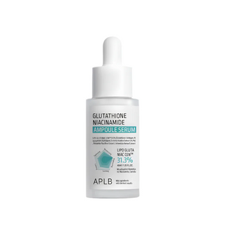 Aplb Glutathione Niacinamide Ampoule Serum bottle on a white background