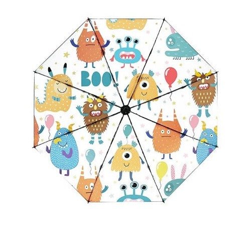 Full automatic, small, compact dual use umbrella