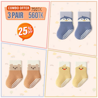 Anti-Slip High Quality Padded Floor Socks For Kids