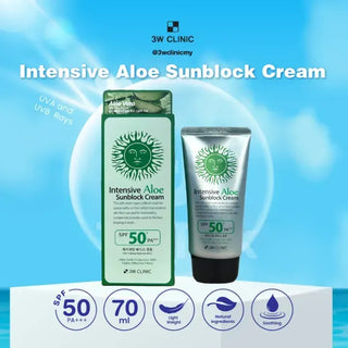 3W Clinic Intensive Aloe UV Sun Block