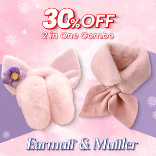 Windproof Earmuff And Muffler Combo