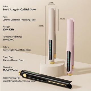Portable Negative Ion Ceramic Professional Hair Styler
