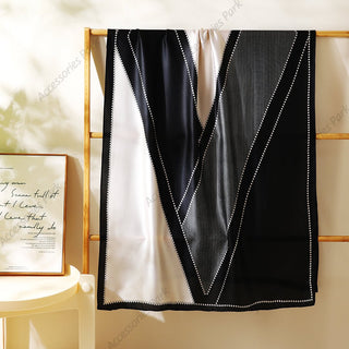 Summer Friendly New V-shaped Fashionable Satin Silk Scarves