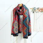 Geometric Pattern Women's Premium Quality Satin Silk Scarf