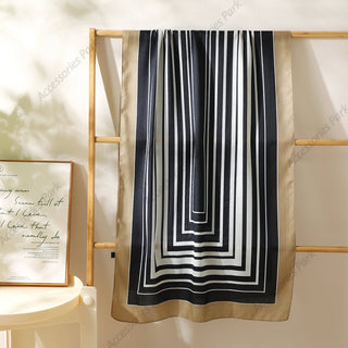 High Quality Striped Design Comfortable Viscose Scarf